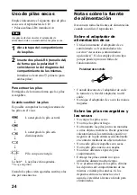 Предварительный просмотр 24 страницы Sony WALKMAN D-CS901 (Spanish) Manual De Instrucciones