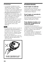 Предварительный просмотр 26 страницы Sony WALKMAN D-CS901 (Spanish) Manual De Instrucciones