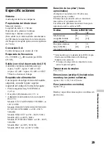 Предварительный просмотр 29 страницы Sony WALKMAN D-CS901 (Spanish) Manual De Instrucciones