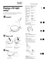 Sony Walkman D-E226CK User Manual предпросмотр