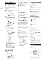 Предварительный просмотр 4 страницы Sony Walkman D-E226CK User Manual