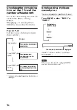 Предварительный просмотр 14 страницы Sony Walkman D-E888 Operating Instructions Manual