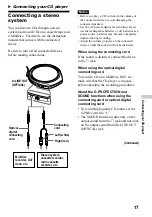 Предварительный просмотр 17 страницы Sony Walkman D-E888 Operating Instructions Manual