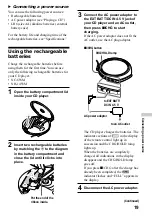 Предварительный просмотр 19 страницы Sony Walkman D-E888 Operating Instructions Manual