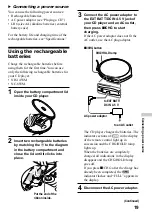 Предварительный просмотр 19 страницы Sony Walkman D-E999 Operating Instructions Manual