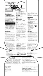 Preview for 1 page of Sony Walkman D-EJ011S Operating Instructions