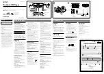 Preview for 1 page of Sony Walkman D-EJ016CK Operating Instructions