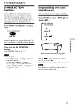 Предварительный просмотр 11 страницы Sony Walkman D-EJ626CK Operating Instructions Manual