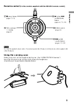 Предварительный просмотр 5 страницы Sony Walkman D-EJ721 Operating Instructions Manual