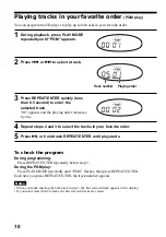 Предварительный просмотр 10 страницы Sony Walkman D-EJ721 Operating Instructions Manual