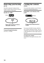 Предварительный просмотр 12 страницы Sony Walkman D-EJ721 Operating Instructions Manual