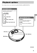 Предварительный просмотр 9 страницы Sony Walkman D-EJ750 Operating Instructions Manual