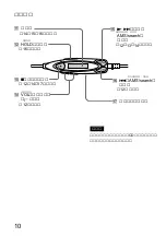 Предварительный просмотр 10 страницы Sony Walkman D-EJ775 (Japanese) Operating Instructions Manual