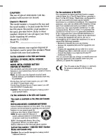 Preview for 2 page of Sony Walkman D-EJ825 Operating Instructions Manual