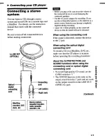 Preview for 17 page of Sony Walkman D-EJ825 Operating Instructions Manual