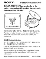 Preview for 29 page of Sony Walkman D-EJ825 Operating Instructions Manual