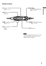 Preview for 5 page of Sony Walkman D-EJ835 Operating Instructions Manual