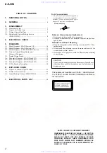 Предварительный просмотр 2 страницы Sony Walkman D-EJ955 Service Manual