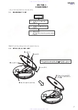 Предварительный просмотр 7 страницы Sony Walkman D-EJ955 Service Manual