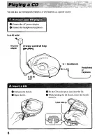 Предварительный просмотр 6 страницы Sony Walkman D-FS601 Operating Instructions Manual