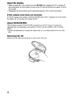 Предварительный просмотр 8 страницы Sony Walkman D-FS601 Operating Instructions Manual