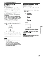 Предварительный просмотр 17 страницы Sony Walkman D-FS601 Operating Instructions Manual