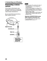 Предварительный просмотр 20 страницы Sony Walkman D-FS601 Operating Instructions Manual