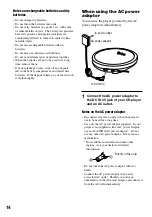 Предварительный просмотр 14 страницы Sony Walkman D-NE730 Operating Instructions Manual