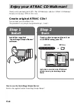 Предварительный просмотр 4 страницы Sony Walkman D-NE9 Operating Instructions Manual