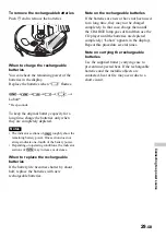 Предварительный просмотр 29 страницы Sony Walkman D-NE9 Operating Instructions Manual