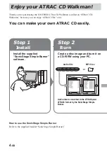 Preview for 4 page of Sony Walkman D-NE900 Operating Instructions Manual