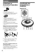 Preview for 8 page of Sony Walkman D-NF421 (Portuguese) Manual De Instruções