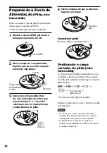 Preview for 10 page of Sony Walkman D-NF421 (Portuguese) Manual De Instruções