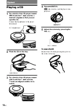 Предварительный просмотр 14 страницы Sony Walkman D-NS707F Operating Instructions Manual