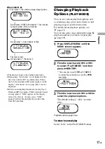 Предварительный просмотр 17 страницы Sony Walkman D-NS707F Operating Instructions Manual