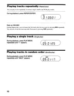 Preview for 10 page of Sony Walkman D-SJ17CK Operating Instructions Manual