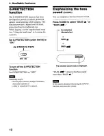 Preview for 12 page of Sony Walkman D-SJ17CK Operating Instructions Manual