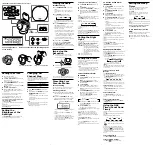 Предварительный просмотр 2 страницы Sony Walkman ICF-C763 Operating Instructions