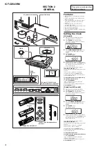 Предварительный просмотр 4 страницы Sony Walkman ICF-CD543RM Service Manual