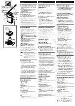 Предварительный просмотр 2 страницы Sony Walkman ICF-S10MK2 Operating Instructions