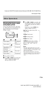 Предварительный просмотр 17 страницы Sony Walkman MZ-E310 Operating Instructions Manual