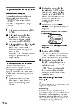 Предварительный просмотр 104 страницы Sony Walkman MZ-E310 Operating Instructions Manual