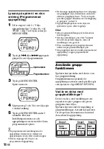 Предварительный просмотр 122 страницы Sony Walkman MZ-E310 Operating Instructions Manual