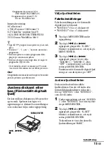 Preview for 125 page of Sony Walkman MZ-E310 Operating Instructions Manual