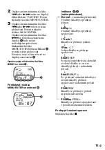 Preview for 209 page of Sony Walkman MZ-E310 Operating Instructions Manual