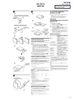 Предварительный просмотр 3 страницы Sony Walkman MZ-E900 Service Manual