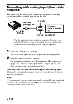 Предварительный просмотр 24 страницы Sony Walkman MZ-G755 Operating Instructions Manual