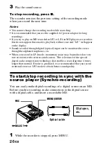 Предварительный просмотр 26 страницы Sony Walkman MZ-G755 Operating Instructions Manual