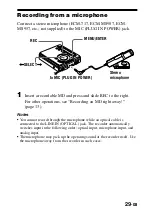 Предварительный просмотр 29 страницы Sony Walkman MZ-G755 Operating Instructions Manual