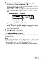 Предварительный просмотр 33 страницы Sony Walkman MZ-G755 Operating Instructions Manual